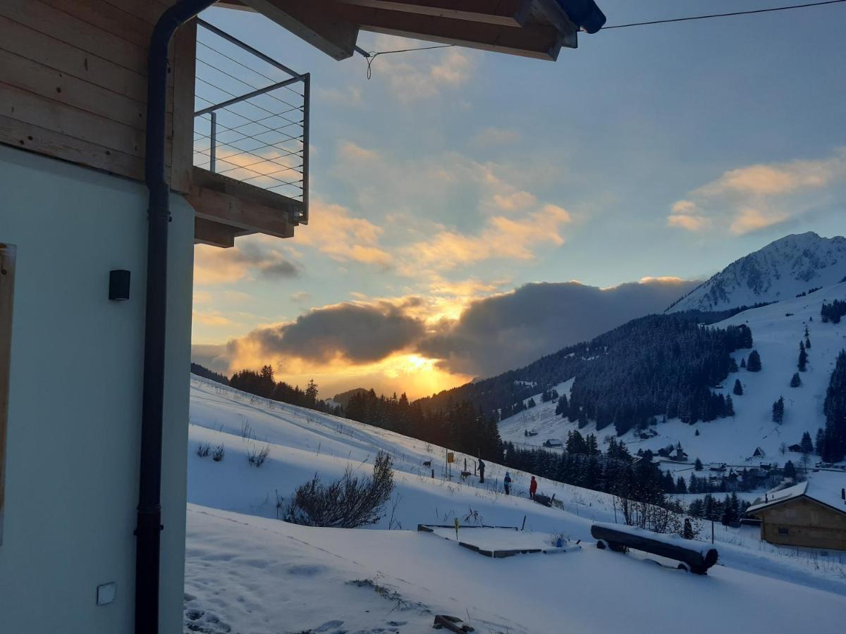 Alpine Dream Chalet With Spa Close To Lake Geneva Les Mosses Exteriör bild